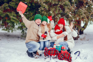 Family Celebrating December