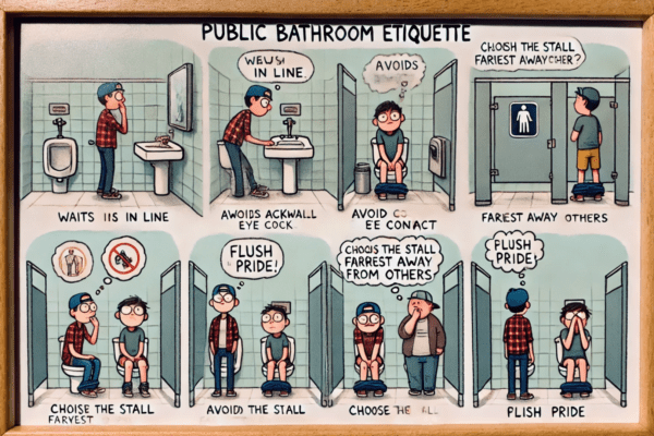 Unwritten Rules Everyone Secretly Follows in Public Bathrooms